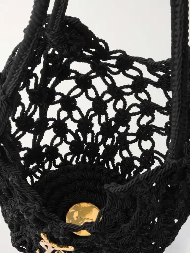 Saint Laurent Woven Cord Shoulder Bag | Thumbnail 5 Saint Laurent Woven Cord Shoulder Bag | Thumbnail 5