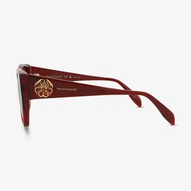 Alexander McQueen Alexander Mcqueen Iconic Cat Eye Acetate 58 mm Ladies Sunglasses by The Solist | Thumbnail 3 Alexander McQueen Alexander Mcqueen Iconic Cat Eye Acetate 58 mm Ladies Sunglasses by The Solist | Thumbnail 3