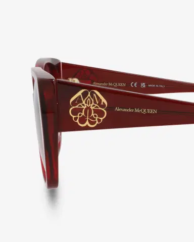 Alexander McQueen Alexander Mcqueen Iconic Cat Eye Acetate 58 mm Ladies Sunglasses by The Solist | Thumbnail 4 Alexander McQueen Alexander Mcqueen Iconic Cat Eye Acetate 58 mm Ladies Sunglasses by The Solist | Thumbnail 4