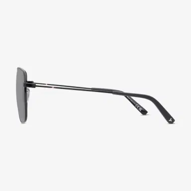 BALLY Bally Men's Shiny Black & Blue Aviator 61mm Sunglasses by The Solist | Thumbnail 3 BALLY Bally Men's Shiny Black & Blue Aviator 61mm Sunglasses by The Solist | Thumbnail 3