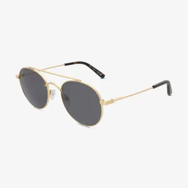 BALLY Bally Men's Shiny Deep Gold & Brown Aviator 52mm Sunglasses by The Solist | Thumbnail 2 BALLY Bally Men's Shiny Deep Gold & Brown Aviator 52mm Sunglasses by The Solist | Thumbnail 2