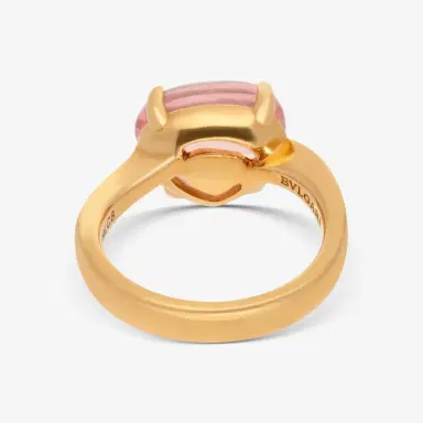 Bulgari Bulgari Mediterranean Eden 18K Yellow Gold Pink Sapphire Ring 346952 - by The Solist | Thumbnail 3 Bulgari Bulgari Mediterranean Eden 18K Yellow Gold Pink Sapphire Ring 346952 - by The Solist | Thumbnail 3