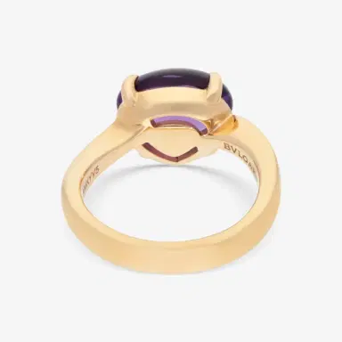 Bulgari Bulgari Sassi 18K Yellow Gold Purple Amethyst Ring 346923 - by The Solist | Thumbnail 3 Bulgari Bulgari Sassi 18K Yellow Gold Purple Amethyst Ring 346923 - by The Solist | Thumbnail 3