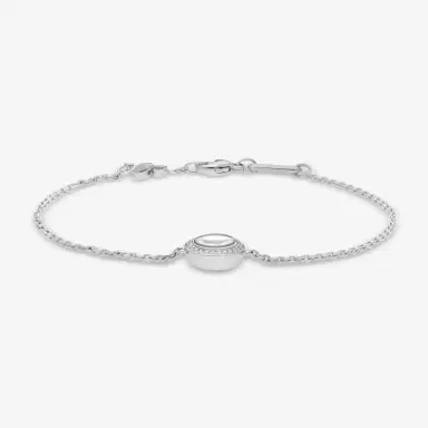 Chopard Chopard Happy Curves 18K White Gold Diamond Chain Bracelet by The Solist | Thumbnail 2 Chopard Chopard Happy Curves 18K White Gold Diamond Chain Bracelet by The Solist | Thumbnail 2