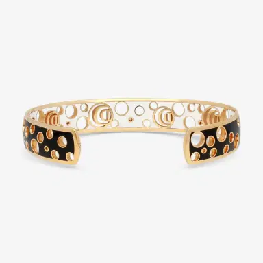 Damiani Damiani Damianissima 18K Rose Gold & Ceramic Diamond Cuff Bracelet by The Solist | Thumbnail 3 Damiani Damiani Damianissima 18K Rose Gold & Ceramic Diamond Cuff Bracelet by The Solist | Thumbnail 3