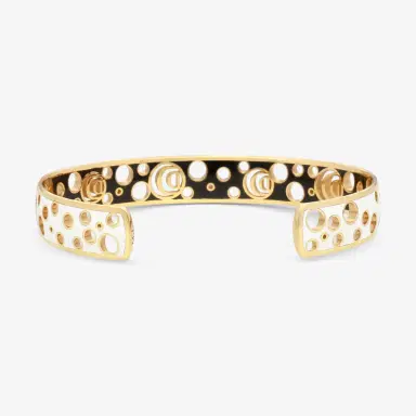 Damiani Damiani Damianissima 18K Rose Gold & Ceramic Diamond Cuff Bracelet by The Solist | Thumbnail 3 Damiani Damiani Damianissima 18K Rose Gold & Ceramic Diamond Cuff Bracelet by The Solist | Thumbnail 3