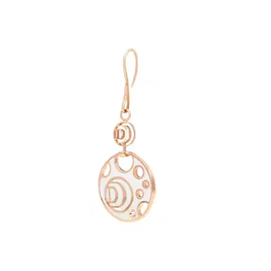 Damiani Damiani Damianissima 18K Rose Gold & Ceramic Diamond Mono Reversible Earring by The Solist | Thumbnail 1 Damiani Damiani Damianissima 18K Rose Gold & Ceramic Diamond Mono Reversible Earring by The Solist | Thumbnail 1