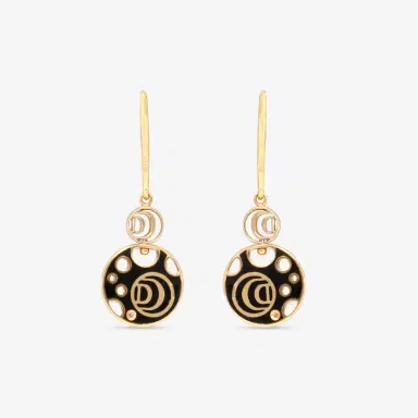Damiani Damiani Damianissima 18K Rose Gold & Ceramic Diamond Reversible Drop Earrings by The Solist | Thumbnail 2 Damiani Damiani Damianissima 18K Rose Gold & Ceramic Diamond Reversible Drop Earrings by The Solist | Thumbnail 2