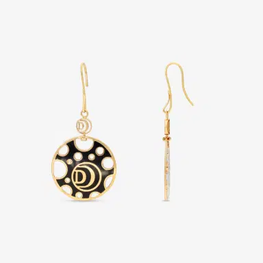 Damiani Damiani Damianissima 18K Rose Gold & Ceramic Diamond Reversible Drop Earrings by The Solist | Thumbnail 3 Damiani Damiani Damianissima 18K Rose Gold & Ceramic Diamond Reversible Drop Earrings by The Solist | Thumbnail 3