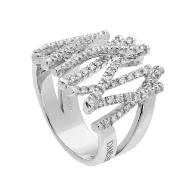 Damiani Damiani 18K White Gold, Diamond Statement Ring Sz. 7.25 by The Solist | Thumbnail 1 Damiani Damiani 18K White Gold, Diamond Statement Ring Sz. 7.25 by The Solist | Thumbnail 1