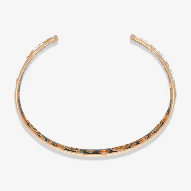 Damiani Damiani Damianissima 18K Rose Gold & Ceramic Diamond Cuff Bracelet by The Solist | Thumbnail 2 Damiani Damiani Damianissima 18K Rose Gold & Ceramic Diamond Cuff Bracelet by The Solist | Thumbnail 2