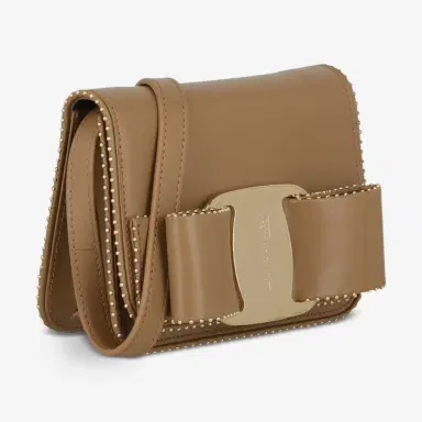 Ferragamo Ferragamo Vara Bow Camel Leather Women's Crossbody Bag by The Solist | Thumbnail 2 Ferragamo Ferragamo Vara Bow Camel Leather Women's Crossbody Bag by The Solist | Thumbnail 2
