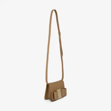 Ferragamo Ferragamo Vara Bow Camel Leather Women's Crossbody Bag by The Solist | Thumbnail 4 Ferragamo Ferragamo Vara Bow Camel Leather Women's Crossbody Bag by The Solist | Thumbnail 4