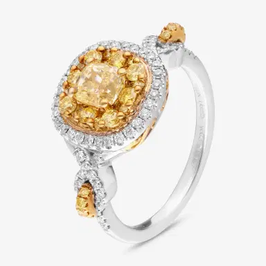 Gregg Ruth Gregg Ruth 18K Gold, 0.67ct. Fancy Yellow Diamond and White Diamond Engagement Ring Sz. 6.5 by The Solist | Thumbnail 2 Gregg Ruth Gregg Ruth 18K Gold, 0.67ct. Fancy Yellow Diamond and White Diamond Engagement Ring Sz. 6.5 by The Solist | Thumbnail 2