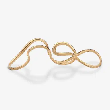 Gucci Gucci Ouroboros 18K Yellow Gold Diamond, Sapphire & Tourmaline Multifinger Ring by The Solist | Thumbnail 4 Gucci Gucci Ouroboros 18K Yellow Gold Diamond, Sapphire & Tourmaline Multifinger Ring by The Solist | Thumbnail 4
