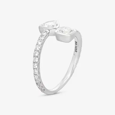 Ina Mar Ina Mar 18K White Gold Diamond Wrap Ring Sz. 6.5 by The Solist | Thumbnail 2 Ina Mar Ina Mar 18K White Gold Diamond Wrap Ring Sz. 6.5 by The Solist | Thumbnail 2