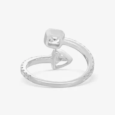 Ina Mar Ina Mar 18K White Gold Diamond Wrap Ring Sz. 6.5 by The Solist | Thumbnail 3 Ina Mar Ina Mar 18K White Gold Diamond Wrap Ring Sz. 6.5 by The Solist | Thumbnail 3