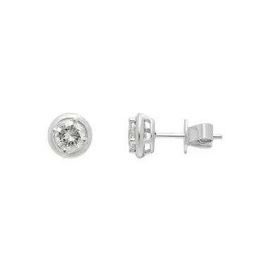 Ina Mar Ina Mar 18K White Gold 1.00 ctw Round Diamond Stud Earrings by The Solist | Thumbnail 1 Ina Mar Ina Mar 18K White Gold 1.00 ctw Round Diamond Stud Earrings by The Solist | Thumbnail 1