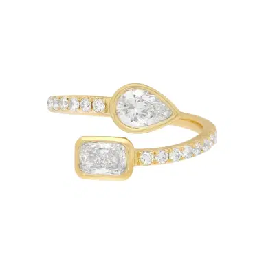 Ina Mar Ina Mar 18K Yellow Gold Diamond Wrap Ring Sz. 6.25 by The Solist | Thumbnail 1 Ina Mar Ina Mar 18K Yellow Gold Diamond Wrap Ring Sz. 6.25 by The Solist | Thumbnail 1