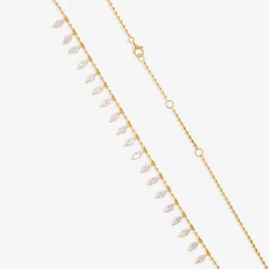 Ina Mar Ina Mar 18K Yellow Gold Marquise Cut Diamond 4.00ct.twd. Station Necklace by The Solist | Thumbnail 3 Ina Mar Ina Mar 18K Yellow Gold Marquise Cut Diamond 4.00ct.twd. Station Necklace by The Solist | Thumbnail 3