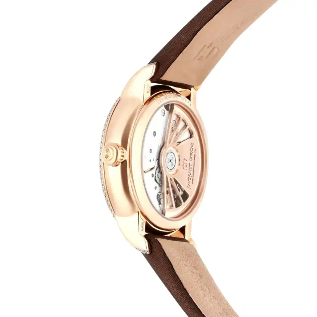 Jaquet Droz Petite Heure Minute 18K Rose Gold Diamond Automatic Ladies Watch by The Solist Jaquet Droz Petite Heure Minute 18K Rose Gold Diamond Automatic Ladies Watch by The Solist
