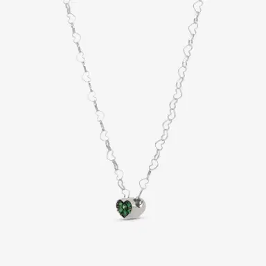 NANIS Nanis 18K White Gold Tsavorite Pendant Necklace by The Solist | Thumbnail 2 NANIS Nanis 18K White Gold Tsavorite Pendant Necklace by The Solist | Thumbnail 2