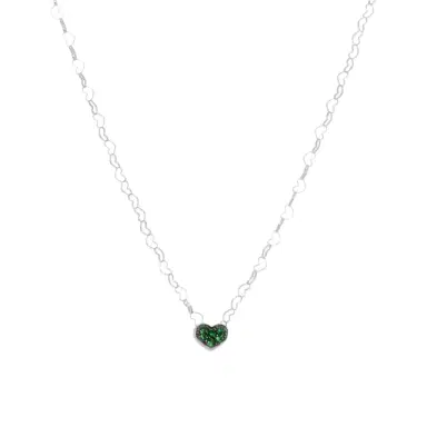 NANIS Nanis 18K White Gold Tsavorite Pendant Necklace by The Solist | Thumbnail 1 NANIS Nanis 18K White Gold Tsavorite Pendant Necklace by The Solist | Thumbnail 1