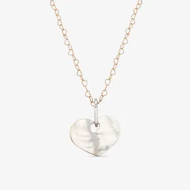 NANIS Nanis 18K Yellow Gold Diamond & Mother of Pearl Heart Pendant Necklace by The Solist | Thumbnail 2 NANIS Nanis 18K Yellow Gold Diamond & Mother of Pearl Heart Pendant Necklace by The Solist | Thumbnail 2