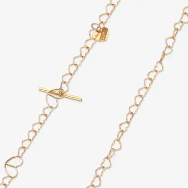 NANIS Nanis 18K Yellow Gold Diamond & Mother of Pearl Heart Pendant Necklace by The Solist | Thumbnail 4 NANIS Nanis 18K Yellow Gold Diamond & Mother of Pearl Heart Pendant Necklace by The Solist | Thumbnail 4