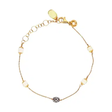 NANIS Nanis 18K Yellow Gold Green Citrine & Ice Diamond Bracelet by The Solist | Thumbnail 1 NANIS Nanis 18K Yellow Gold Green Citrine & Ice Diamond Bracelet by The Solist | Thumbnail 1