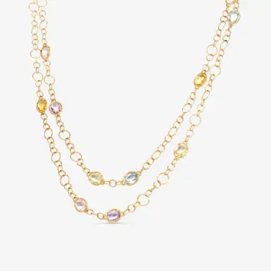 NANIS Nanis 18K Yellow Gold Multistone Necklace by The Solist | Thumbnail 2 NANIS Nanis 18K Yellow Gold Multistone Necklace by The Solist | Thumbnail 2