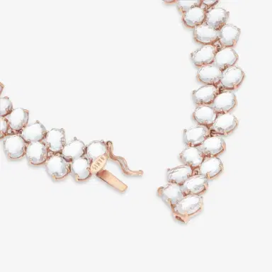 NANIS Nanis 18K Rose Gold Rock Crystal Chain Bracelet by The Solist | Thumbnail 3 NANIS Nanis 18K Rose Gold Rock Crystal Chain Bracelet by The Solist | Thumbnail 3
