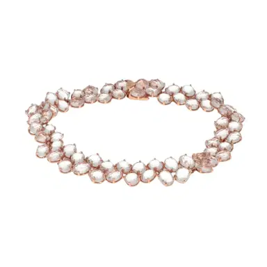 NANIS Nanis 18K Rose Gold Rock Crystal Chain Bracelet by The Solist | Thumbnail 1 NANIS Nanis 18K Rose Gold Rock Crystal Chain Bracelet by The Solist | Thumbnail 1