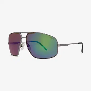 Revo Revo Canyon Gunmetal Evergreen Navigator 80 mm Men's Sunglasses by The Solist | Thumbnail 2 Revo Revo Canyon Gunmetal Evergreen Navigator 80 mm Men's Sunglasses by The Solist | Thumbnail 2
