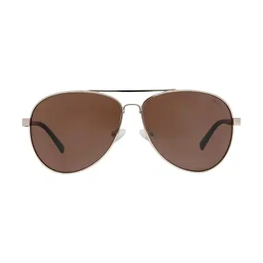 Revo Revo Crest Gold Terra Aviator 66mm Men's Sunglasses by The Solist | Thumbnail 1 Revo Revo Crest Gold Terra Aviator 66mm Men's Sunglasses by The Solist | Thumbnail 1