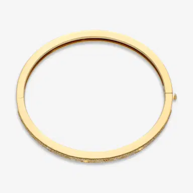 Roberto Coin Roberto Coin Pois Moi Luna 18K Yellow Gold Diamond Bangle Bracelet by The Solist | Thumbnail 2 Roberto Coin Roberto Coin Pois Moi Luna 18K Yellow Gold Diamond Bangle Bracelet by The Solist | Thumbnail 2