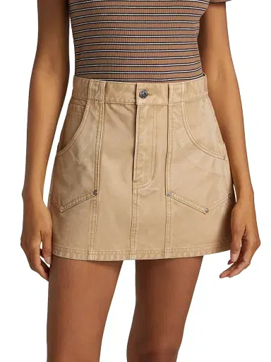 Veronica Beard Women's Stelene Denim Miniskirt | Thumbnail 3 Veronica Beard Women's Stelene Denim Miniskirt | Thumbnail 3