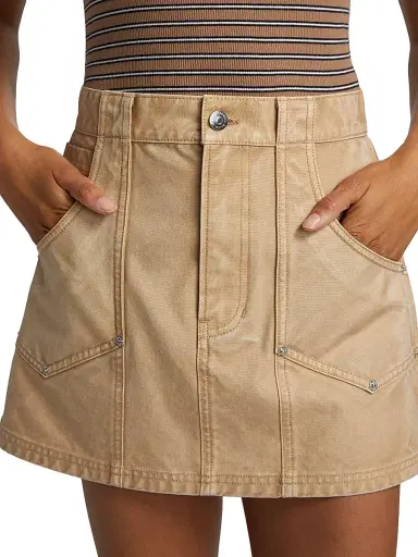 Veronica Beard Women's Stelene Denim Miniskirt | Thumbnail 6 Veronica Beard Women's Stelene Denim Miniskirt | Thumbnail 6