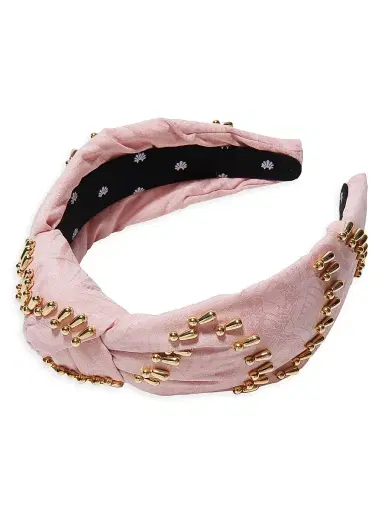 Lele Sadoughi Women's Knotted Venus Embellished Headband | Thumbnail 1 Lele Sadoughi Women's Knotted Venus Embellished Headband | Thumbnail 1