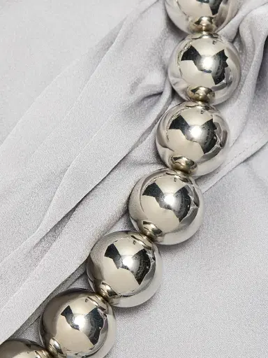 Stella McCartney Women's Sphere Embellished Halter Gown - Pearl Blue | Thumbnail 7 Stella McCartney Women's Sphere Embellished Halter Gown - Pearl Blue | Thumbnail 7