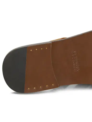 Brunello Cucinelli Men's Woven Suede Sandals - Brown | Thumbnail 6 Brunello Cucinelli Men's Woven Suede Sandals - Brown | Thumbnail 6