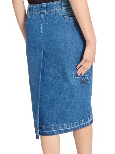 Maison Margiela Women's Denim Midi-Skirt | Thumbnail 6 Maison Margiela Women's Denim Midi-Skirt | Thumbnail 6