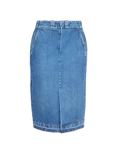 Maison Margiela Women's Denim Midi-Skirt | Thumbnail 1 Maison Margiela Women's Denim Midi-Skirt | Thumbnail 1