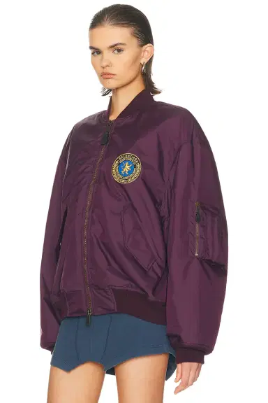 Balenciaga Large Fit Bomber Jacket | Thumbnail 4 Balenciaga Large Fit Bomber Jacket | Thumbnail 4