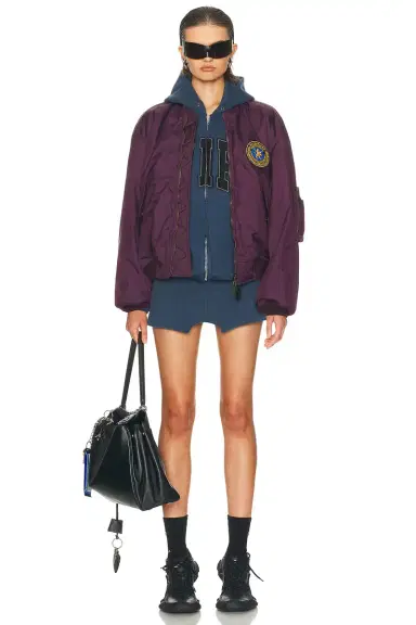 Balenciaga Large Fit Bomber Jacket | Thumbnail 6 Balenciaga Large Fit Bomber Jacket | Thumbnail 6