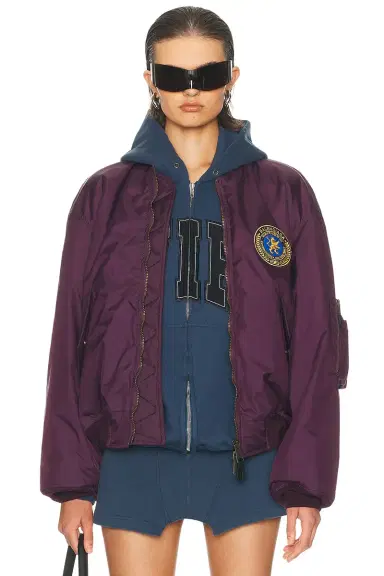 Balenciaga Large Fit Bomber Jacket | Thumbnail 1 Balenciaga Large Fit Bomber Jacket | Thumbnail 1