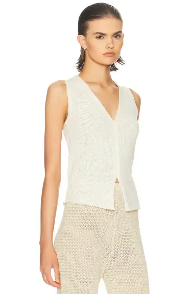 The Elder Statesman Nora Lite Split Hem Tank | Thumbnail 2 The Elder Statesman Nora Lite Split Hem Tank | Thumbnail 2