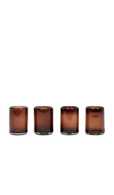 Verve Culture Set Of 4 Tamarind Shot Glasses | Thumbnail 1 Verve Culture Set Of 4 Tamarind Shot Glasses | Thumbnail 1