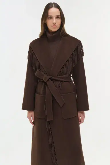 Simkhai Carrie Fringe Coat | Thumbnail 2 Simkhai Carrie Fringe Coat | Thumbnail 2