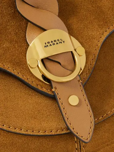 Isabel Marant Altay Small Leather-trimmed Suede Shoulder Bag | Thumbnail 4 Isabel Marant Altay Small Leather-trimmed Suede Shoulder Bag | Thumbnail 4